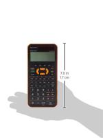 Sharp EL-W531 XG Schoolrekenmachine Oranje Aantal displayposities: 12 werkt op zonne-energie, werkt op batterijen (b x h x d) 79.6 x 15.5 x 161.5 mm - thumbnail