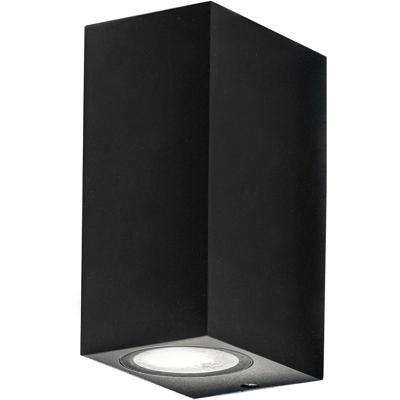 Philips Master LED Buitenlamp - Vierkant GU10 - Mat Zwart - 4.9W - Up & Down Dimbaar