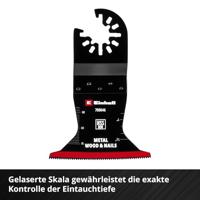Einhell 708046 Tauchsägeblatt BIM Met, 65mm Bimetaal Multitool toebehorenset 65 mm 1 stuk(s) - thumbnail