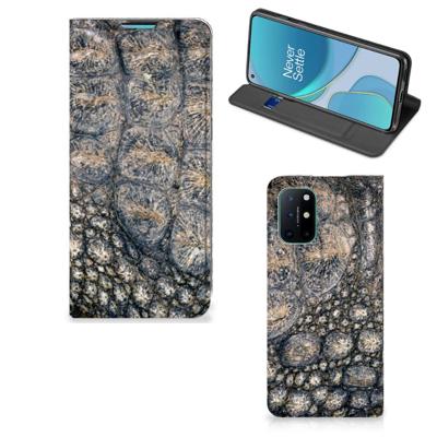 OnePlus 8T | Hoesje maken | Krokodillenprint OnePlus 8T | Hoesje maken | Krokodillenprint