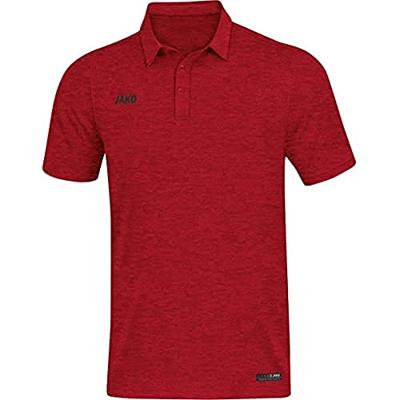 JAKO 6329 Polo Premium Basics - Rood Gemeleerd - M