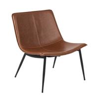 Bendt Fauteuil 'Shilo' PU, kleur Bruin - thumbnail