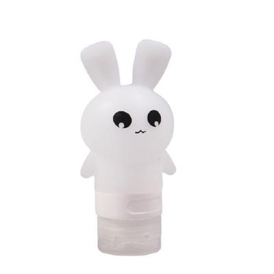 Multifunctionele outdoor reizen draagbare fles squeeze fles siliconen weinig lege fles capaciteit: 75ml (wit)