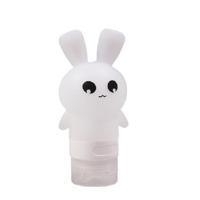 Multifunctionele outdoor reizen draagbare fles squeeze fles siliconen weinig lege fles capaciteit: 75ml (wit) - thumbnail