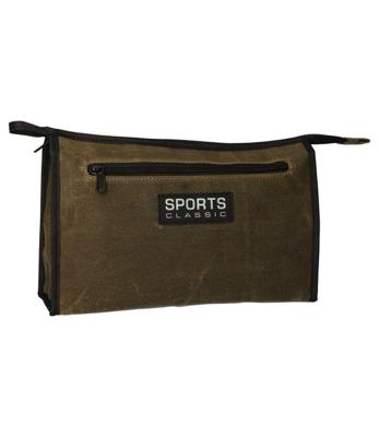 Traveller Toilettas sports classic military groen 35cm x 24cm Traveller Toilettas sports classic military groen 35cm x 24cm