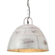 VidaXL Hanglamp industrieel vintage rond 25 w e27 31 cm zilverkleurig