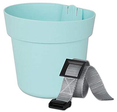 Balkonbak set Conny ø16 cm - zachtblauw