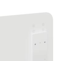 Bedframe met hoofdeinde Wit 140 x 200 cm Massief grenenhout - thumbnail