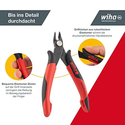 Wiha Z 41 3 03 138mm 26815 Elektronica en fijnmechanica Zijkniptang Zonder facet 138 mm