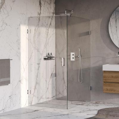 Brauer Void - Douchecabine met Draaideur - Helder Glas - 100x140x200 cm - incl. Glascoating - Chroom