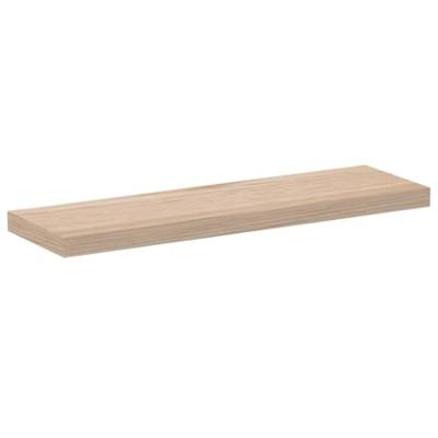 Wandschap 80x23,5x4 cm bewerkt hout - thumbnail