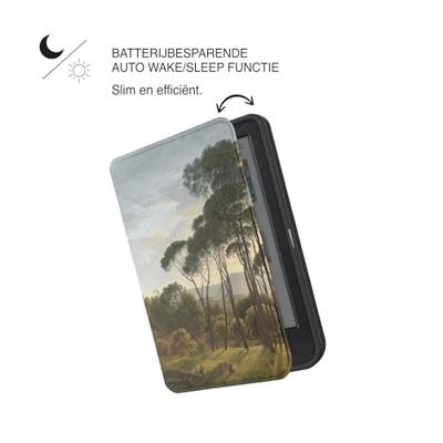 Lunso Kobo Clara BW / Clara Colour hoesje (6 inch) - Vegan Saffiano Leren Sleep Cover - Italian Landscape Lunso Kobo Clara BW / Clara Colour hoesje (6 inch) - Vegan Saffiano Leren Sleep Cover - Italian Landscape