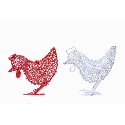 Beeld van IJzerdraad - Kip (Small) Beeld van IJzerdraad - Kip (Small)