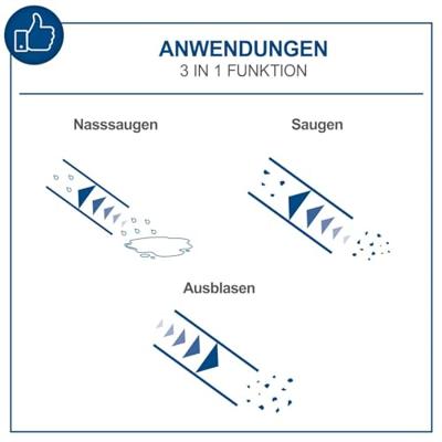 Scheppach Nat en droogstofzuiger NTS16 - thumbnail