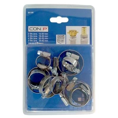 CON:P Set Spanringen (Mix 10 Stuks) Rvs - SA166