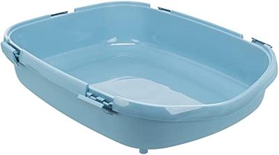 TRIXIE KATTENBAK PRIMO XXL TOP MET KAP BLAUW / WIT 71X56X47 CM