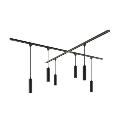 Taros Railverlichting Pakket - X-vorm - 4x 1m rail - 6 hanglamp - Incl. 2700K GU10 - IP20 - Modulair - 230V Taros Railverlichting Pakket - X-vorm - 4x 1m rail - 6 hanglamp - Incl. 2700K GU10 - IP20 - Modulair - 230V