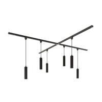 Taros Railverlichting Pakket - X-vorm - 4x 1m rail - 6 hanglamp - Incl. 2700K GU10 - IP20 - Modulair - 230V - thumbnail