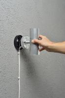 Tussenring zwart 449-750 voor wandlampen - thumbnail