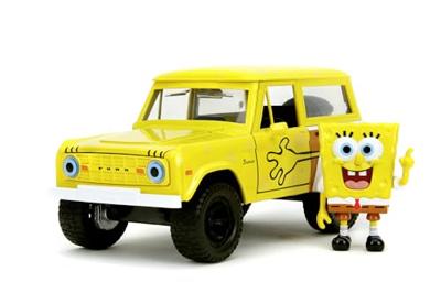 JADA TOYS Sponge BOB 1973 Ford Bronco Kant-en-klaar model Personenauto (model)