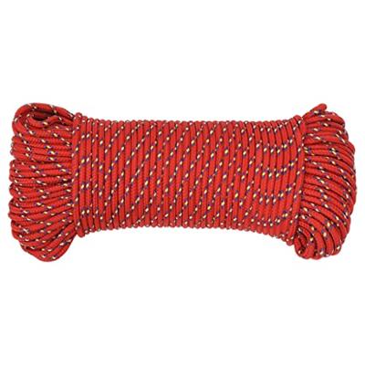 VidaXL Boottouw 4 mm 25 m polypropyleen rood VidaXL Boottouw 4 mm 25 m polypropyleen rood