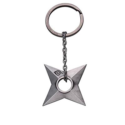 Naruto Shippuden - Metal Shuriken Konoha Keychain Naruto Shippuden - Metal Shuriken Konoha Keychain