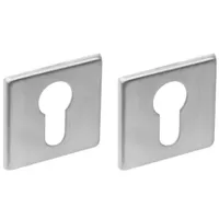 Intersteel Set van 2 cilinderrozettenTira vierkant RVS - 0035.343287 - thumbnail
