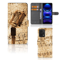 Xiaomi Redmi Note 12 5G | Poco X5 | Telefoonhoesje met foto | Bladmuziek - thumbnail