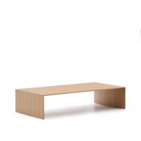 Kave Home Salontafel 'Litto' Eiken, 140 x 70cm, kleur Naturel - thumbnail