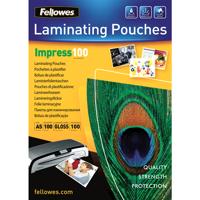 Fellowes lamineerhoes Impress100 ft A5, 200 micron (2 x 100 micron), pak van 100 stuks - thumbnail