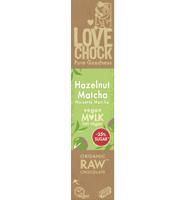 Lovechock M'lk hazelnoot matcha bio (40 gr) - thumbnail