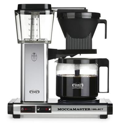 Moccamaster KBG SELECT Koffiefilter apparaat Zilver