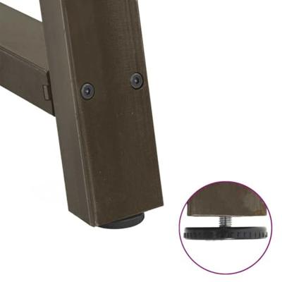 Eettafelpoten 2 st A-vormig 60x(72-73) cm staal