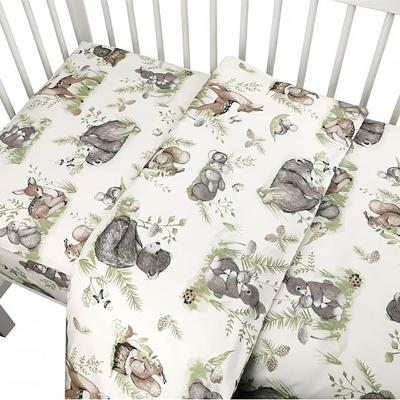 Ledikant Dekbedovertrek Forrest Green 100 x 135 cm