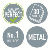 Leitz perforator Nexxt 5008 lichtgrijs - thumbnail