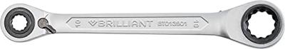 Brilliant Tools BT013901 Dubbele ringsleutelratelset Sleutelbreedte (metrisch) 10 - 19 mm