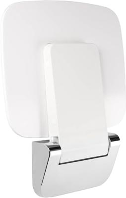 Saqu Wall E douchestoel opklapbaar wandmontage wit/chroom