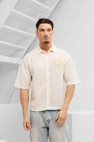 Project X Paris Knit Shirt Heren Beige - Maat M - Kleur: Beige | Soccerfanshop - thumbnail