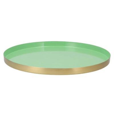 Daan Kromhout Dienblad marrakech mint goudkleurig 40 cm | 4 stuks