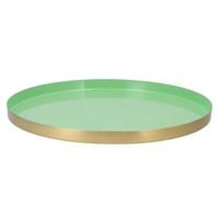 Daan Kromhout Dienblad marrakech mint goudkleurig 40 cm | 4 stuks - thumbnail