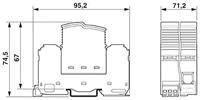 Phoenix Contact 2905466 FLT-SEC-T1+T2-1S-350/25-FM Overspanningsveilige afleider Overspanningsbeveiliging voor: Verdeelkast 25 kA 1 stuk(s) - thumbnail