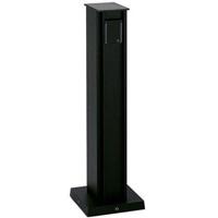 Albert Staande buitenstopcontactPlugpole 2-voudig 50cm zwart - 662105 - thumbnail