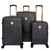 Dames kofferset zwarte luipaard - 55 / 66 / 76 cm - MŌSZ Lauren - thumbnail