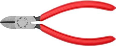 Knipex Zijsnijtang zwart geatramenteerd met kunststof bekleed 125 mm - 7001125