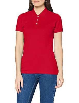 Clique 028241 Stretch Premium Polo Ladies - Rood - XL
