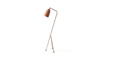 Gubi Grasshoppa Vloerlamp - Vintage rood