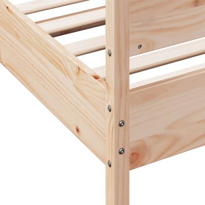 Bedframe zonder matras massief grenenhout 120x200 cm