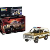 Modelauto - REVELL - Modelbouwset - Stranger Things - Chevrolet K5 Blazer - Inclusief lijm, verf en accessoires - thumbnail