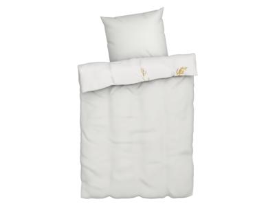 LIVARNO home Satijnen dekbedovertrek 140 x 200 cm (Wit)