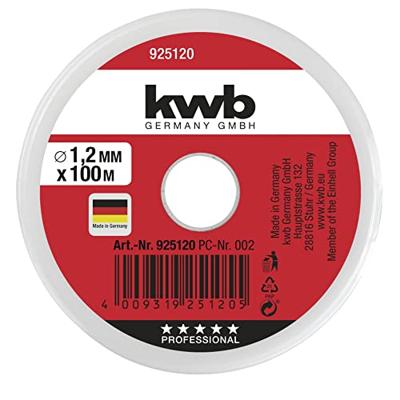 kwb 925120 Muursnoer 1,2 mm Rood 100 m